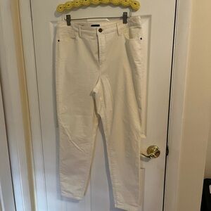 Stylish Cream Corduroy Jeggings